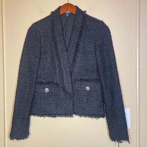 Black Tweed Blazer